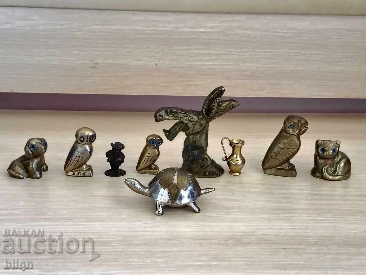 Колекционерски Лот Стари Бронзови Фигурки- Животни Колекционерски Лот Стари Бронзови Фигурки- Животни