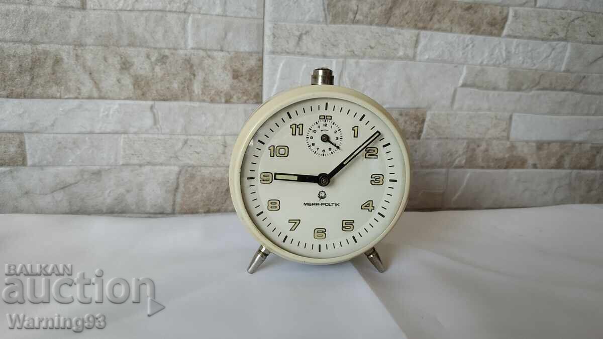 Стар часовник / будилник - MERA-POLTIK - Made in Poland Стар часовник / будилник - MERA-POLTIK - Made in Poland