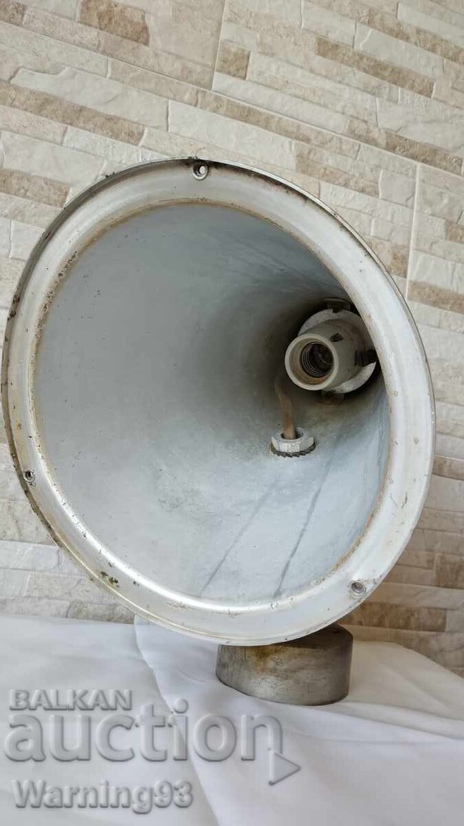 Old industrial aluminum spotlight - Antique - 6