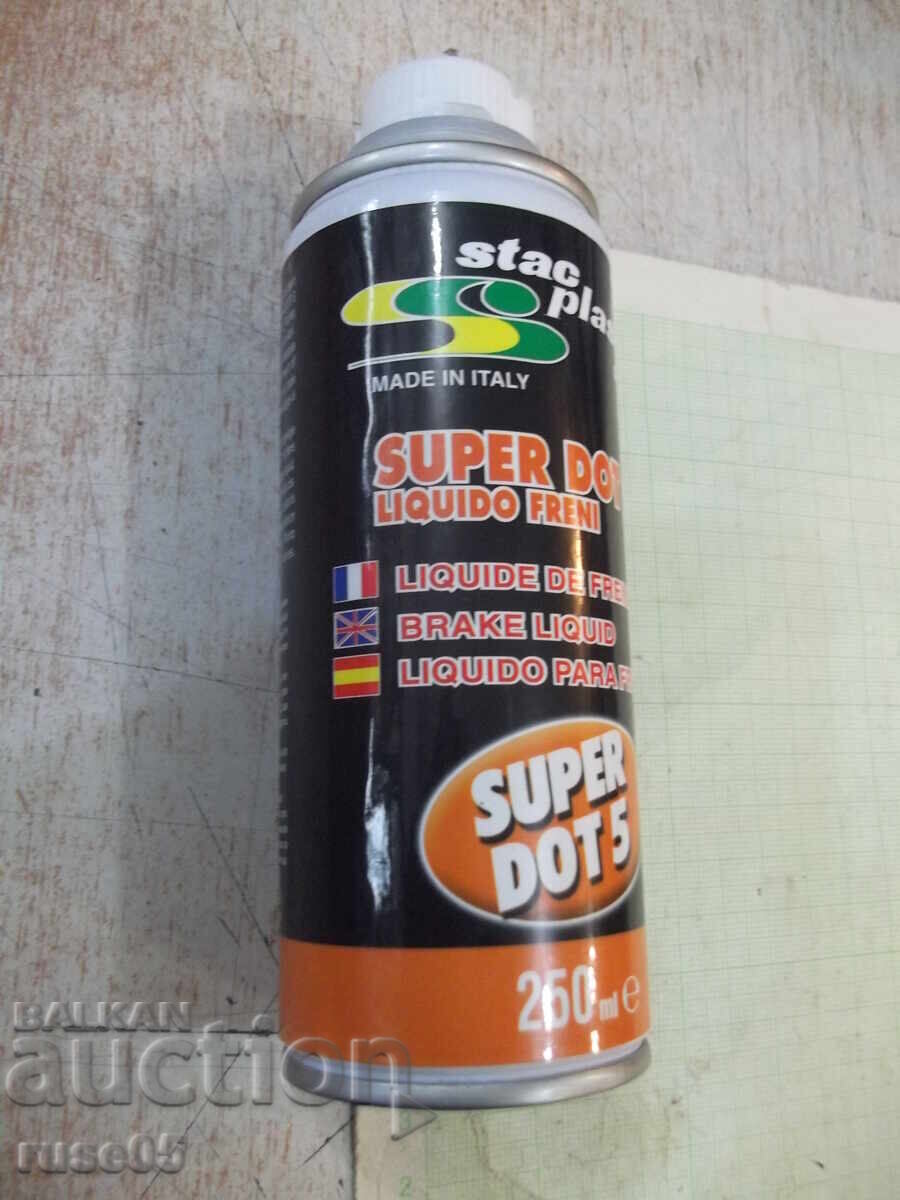 "Stac Plastic Spray Super Dot 5" spray for hydraulic brakes with price 3.00 BGN | € 1.53 "Stac Plastic Spray Super Dot 5" spray for hydraulic brakes with price 3.00 BGN | € 1.53