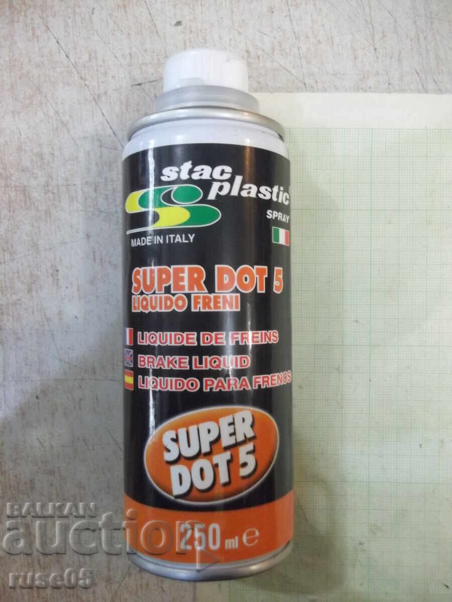 "Stac Plastic Spray Super Dot 5" spray for hydraulic brakes - 7 "Stac Plastic Spray Super Dot 5" spray for hydraulic brakes - 7