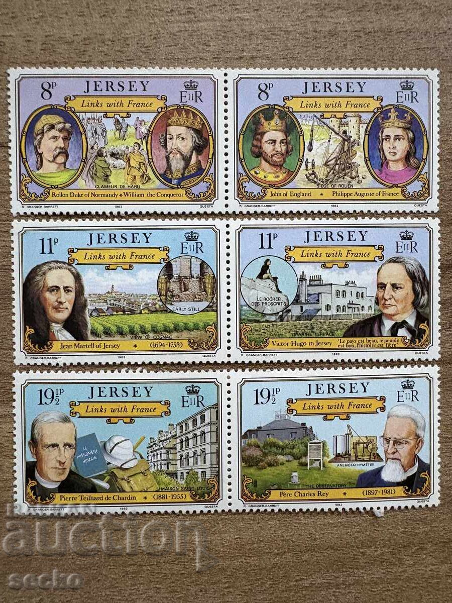 Jersey - Relații cu Franța (1982) MNH Jersey - Relații cu Franța (1982) MNH