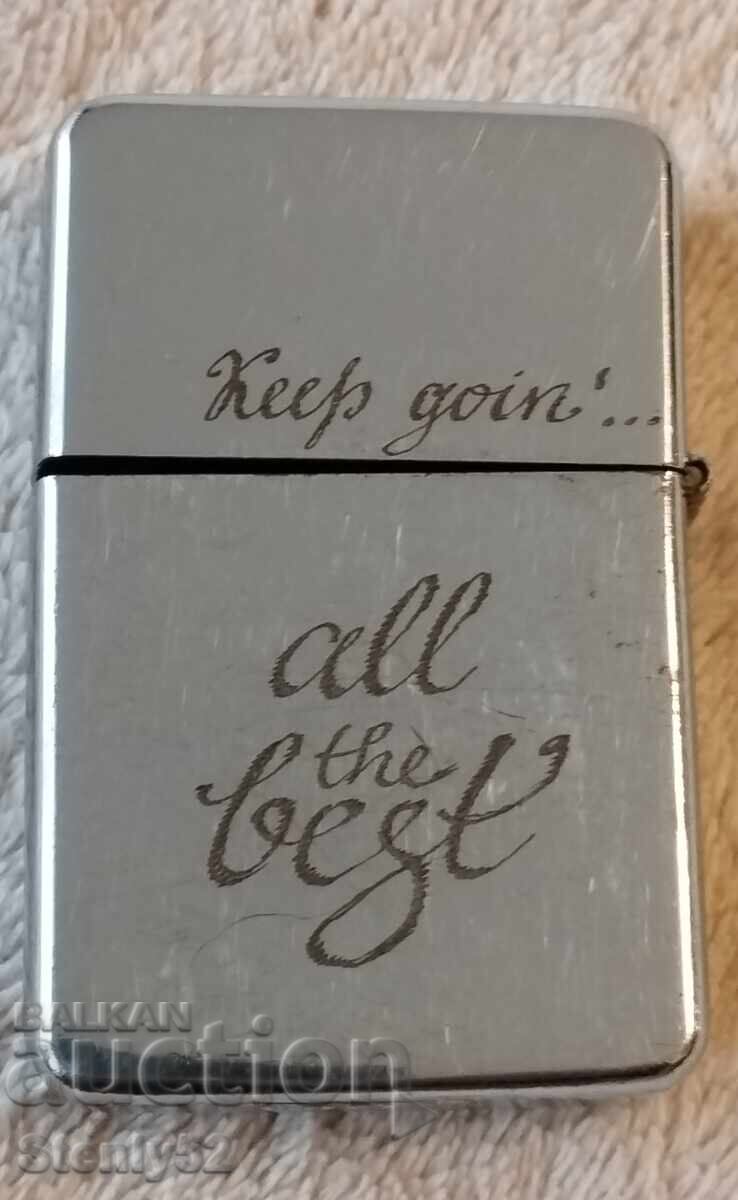 Θήκη για βενζινοκίνητο αναπτήρα με χαραγμένες ευχές με τιμή 5.00 BGN | € 2.56