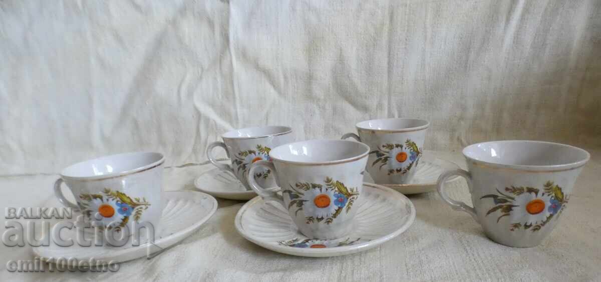 Σερβίς καφέ παλιό πορσελάνινο Ερεβάν ΕΣΣΔ Σερβίς καφέ παλιό πορσελάνινο Ερεβάν ΕΣΣΔ