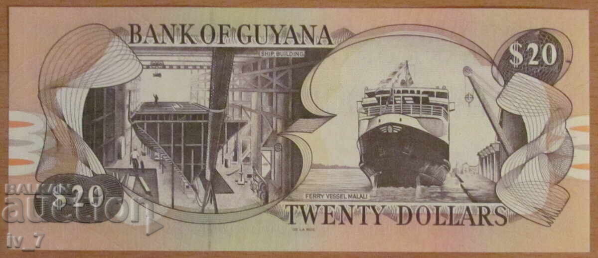 20 Dollars 2018, GUYANA - UNC with price 2.00 BGN | € 1.02 20 Dollars 2018, GUYANA - UNC with price 2.00 BGN | € 1.02