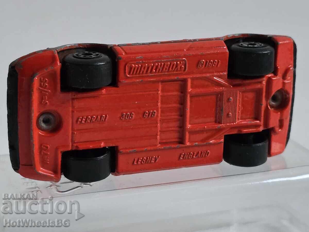 MATCHBOX LESNEY 70 D Ferrari 308 GTB 1981-1982 - 6 MATCHBOX LESNEY 70 D Ferrari 308 GTB 1981-1982 - 6