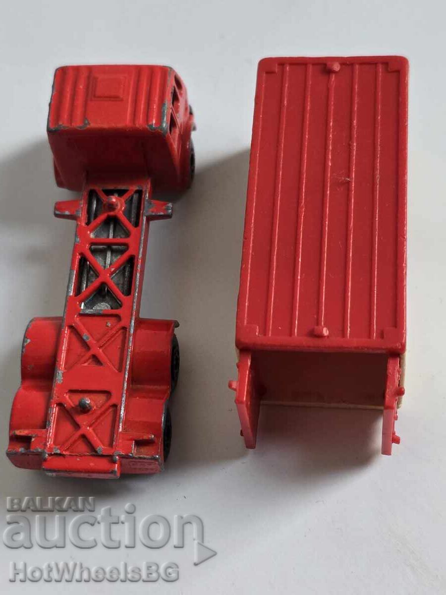 MATCHBOX LESNEY 42C Mercedes Container Truck 1977 - 6 MATCHBOX LESNEY 42C Mercedes Container Truck 1977 - 6