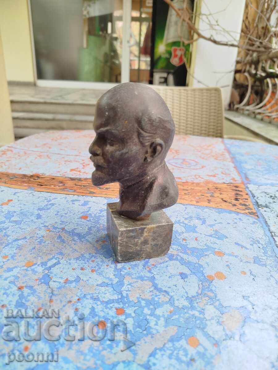 Auction Metal Bust of Lenin Auction Metal Bust of Lenin