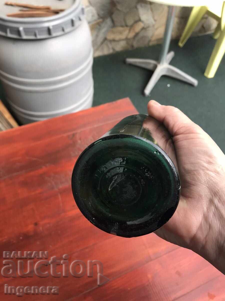 Antique Colored Glass Bottle - 6 Antique Colored Glass Bottle - 6