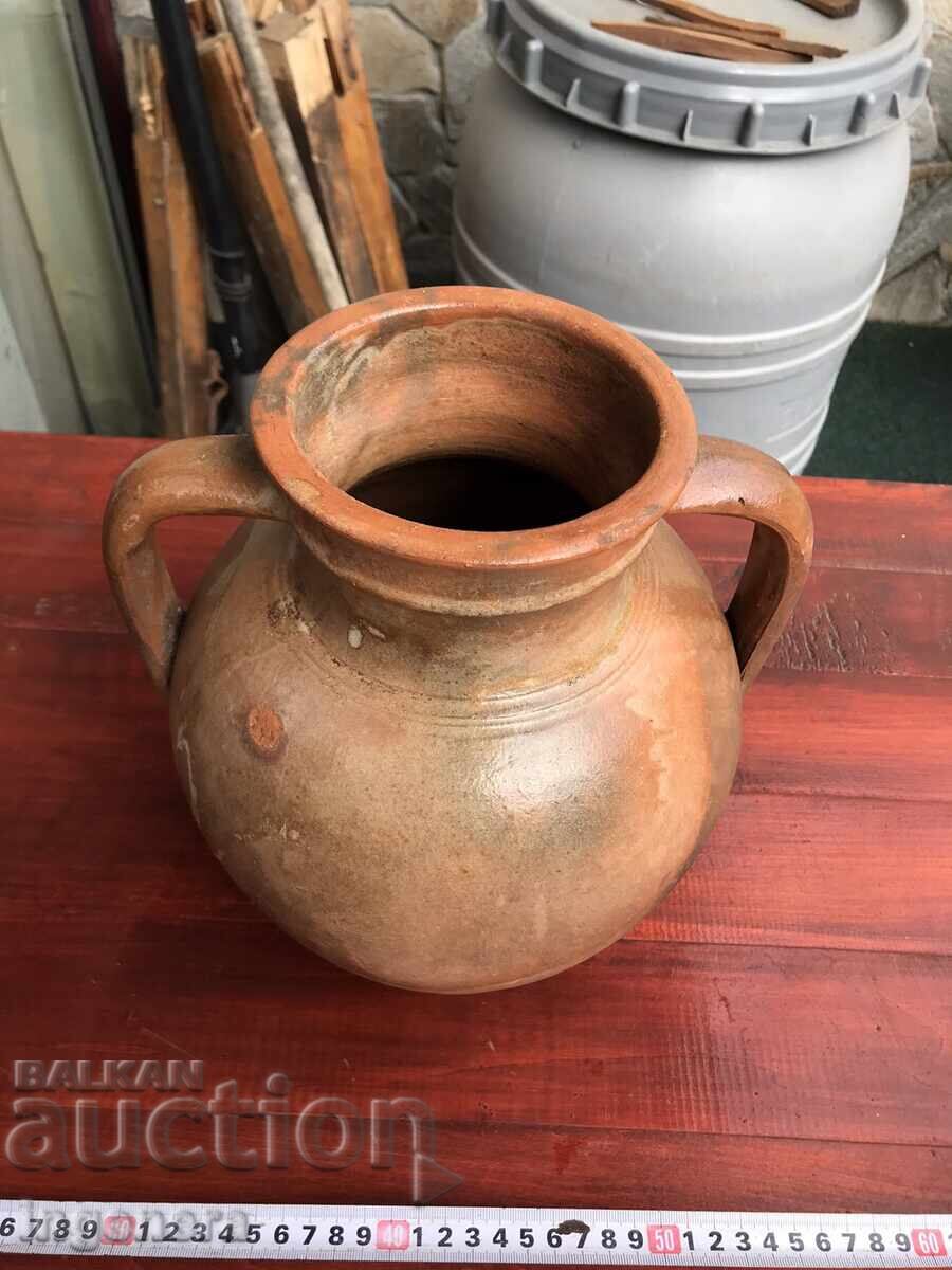 ДЕЛВА СТАРИННА КЕРАМИКА ГЛЕЧ ЗА ИНТЕРИОР ИЛИ ЗА ПОЛЗВАНЕ-4.5 - 5 ДЕЛВА СТАРИННА КЕРАМИКА ГЛЕЧ ЗА ИНТЕРИОР ИЛИ ЗА ПОЛЗВАНЕ-4.5 - 5