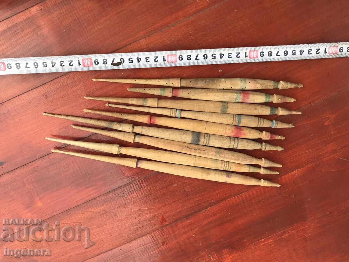 FUSURI FUSURI VECHI - 9 BUC cu preț 19.00 BGN | € 9.71 FUSURI FUSURI VECHI - 9 BUC cu preț 19.00 BGN | € 9.71