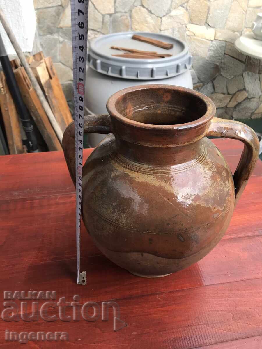 Auction Old Ceramic Jug for Interior or Use - 5 BGN Auction Old Ceramic Jug for Interior or Use - 5 BGN
