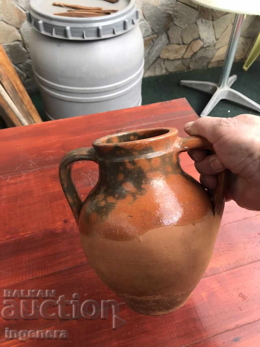 Auction Antique Ceramic Jug for Interior or Use - 2 BGN Auction Antique Ceramic Jug for Interior or Use - 2 BGN