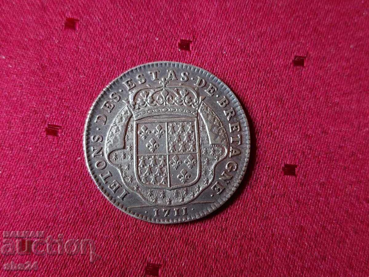 Lui XIV, Stat Breton 1711