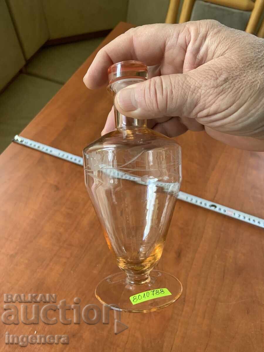 ШИШЕ ГАРАФА ЧАША ТЪНКОСТЕННА ОРНАМЕНТИ ГРАВИРАНА ОТ СОЦА-250 - 5