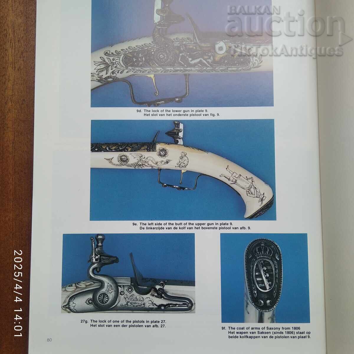 Carte olandeză despre arme cu preț € 30.00 | 58.68 BGN