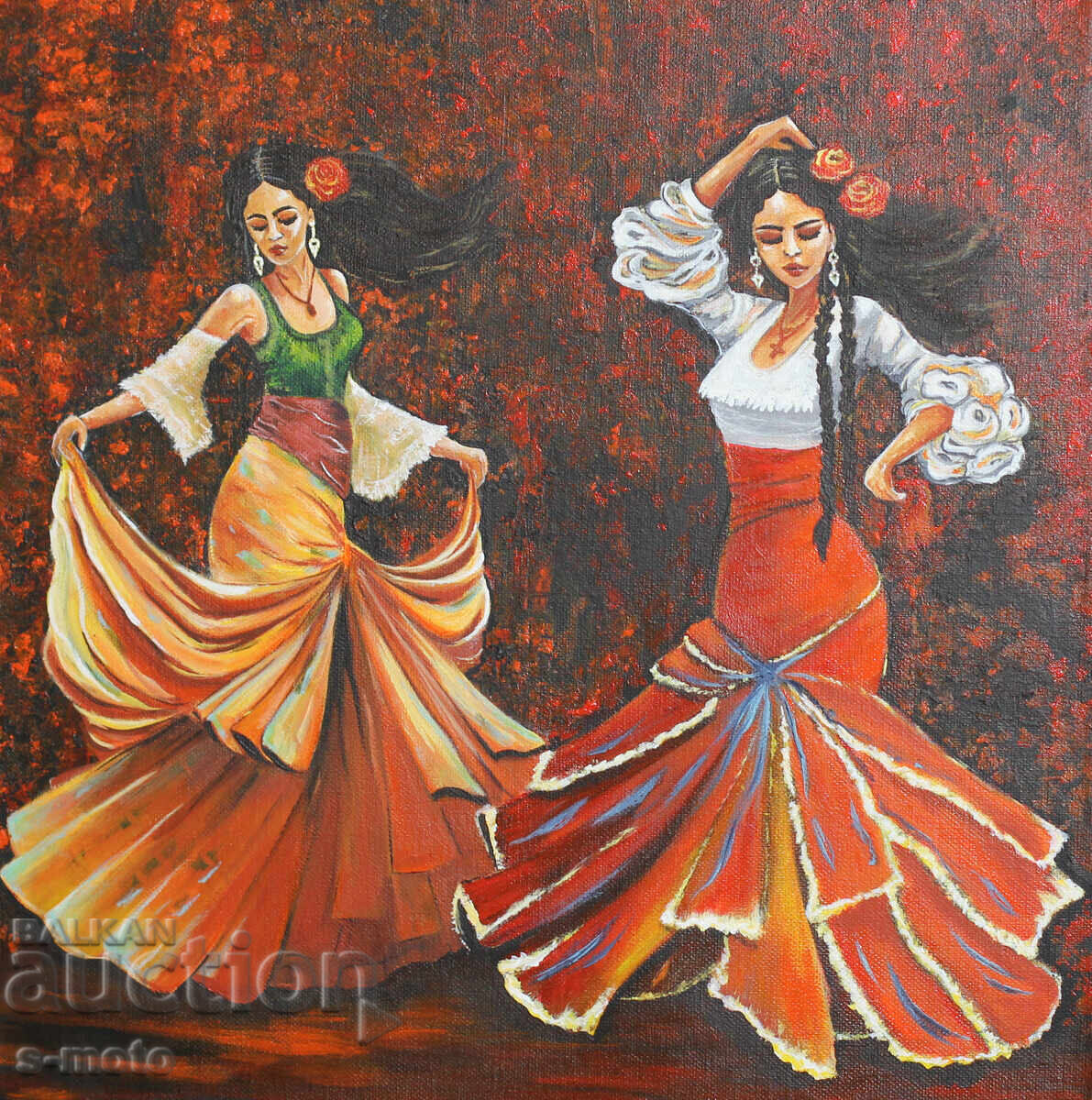 Tablou modern acrilic "Dans" cu preț 200.00 BGN | € 102.26