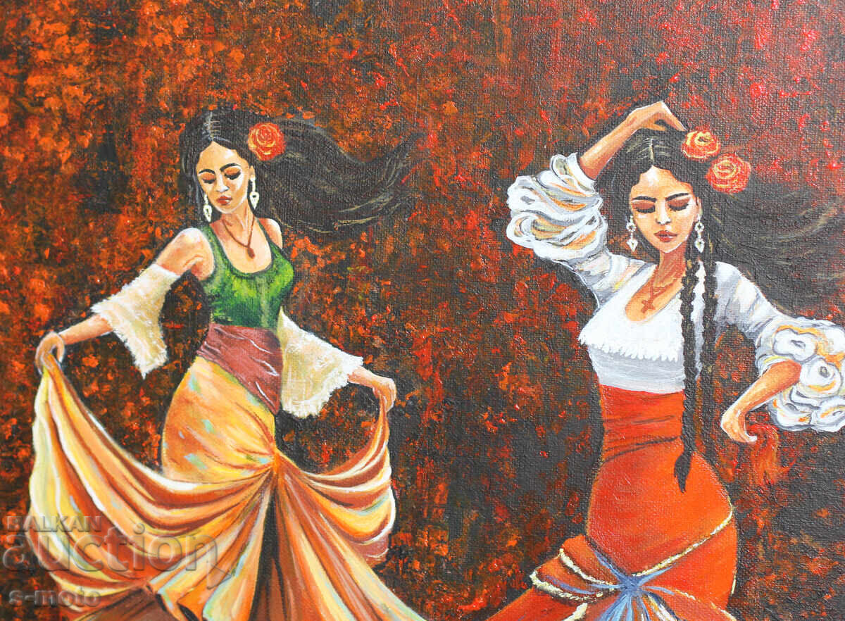 Livrarea Tablou modern acrilic "Dans"