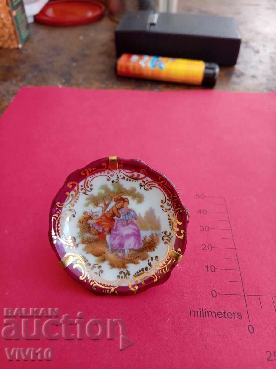 Μινιατούρα, πιάτο Limoges