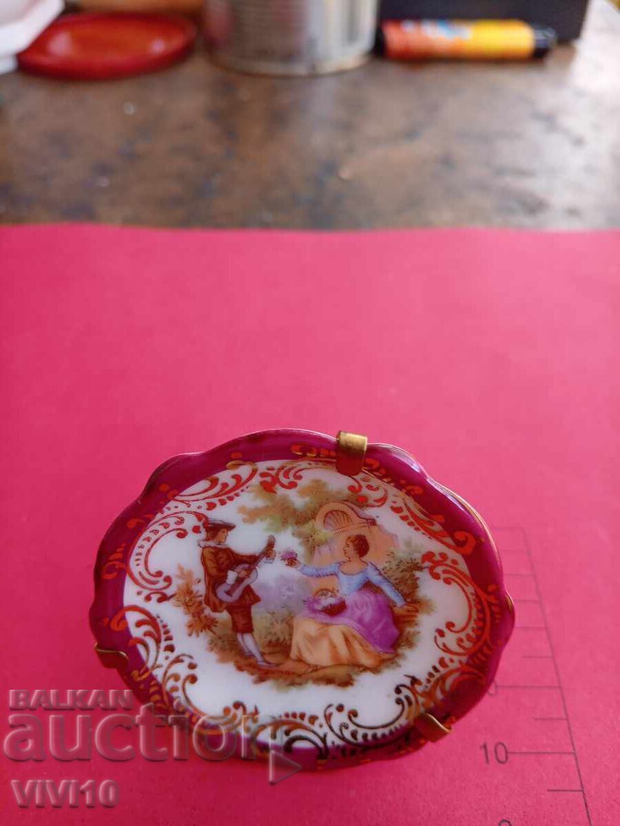 Miniature Limoges Plate Miniature Limoges Plate