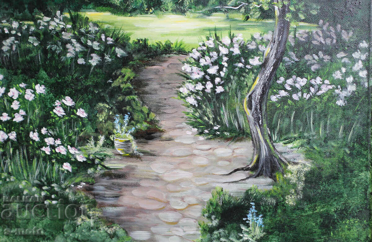 Contemporary acrylic painting "Landscape" - 6