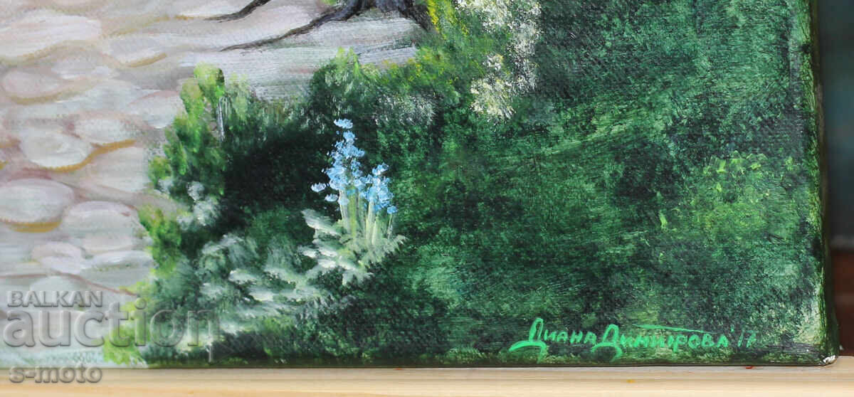 Contemporary acrylic painting "Landscape" - 7