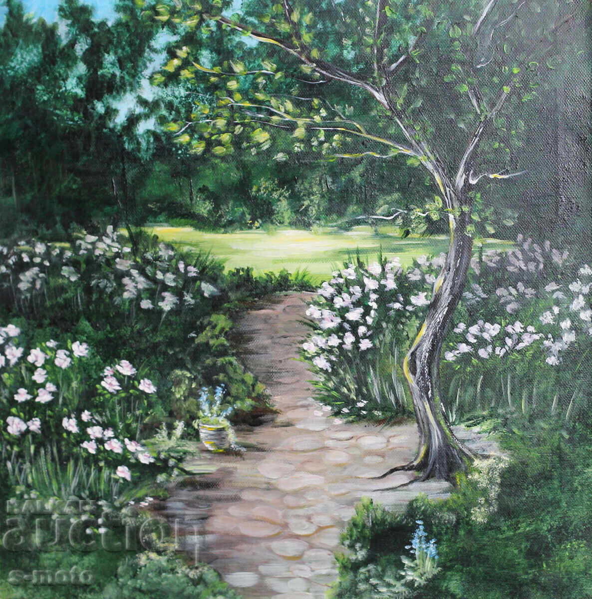 Contemporary acrylic painting "Landscape"