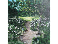 Contemporary acrylic painting "Landscape"