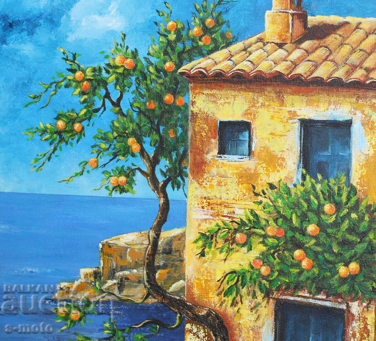 Съвременна картина акрил "Морски пейзаж" - 5