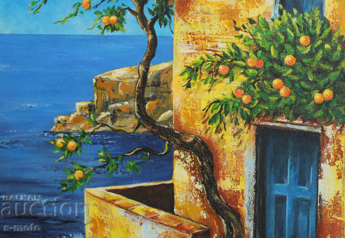 Съвременна картина акрил "Морски пейзаж" - 6