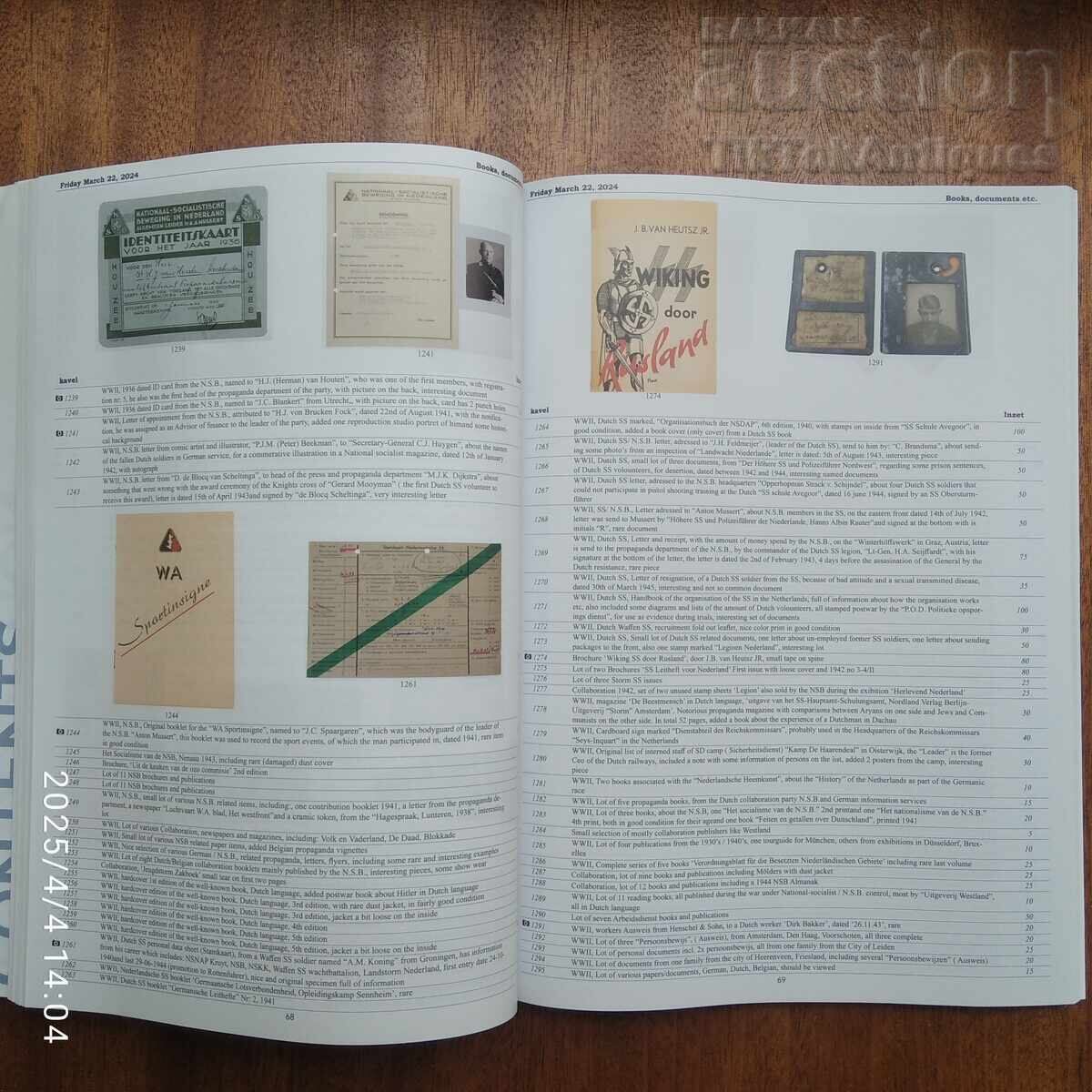 Livrarea Carte de licitație despre Armata și armamentul secolului 20 Livrarea Carte de licitație despre Armata și armamentul secolului 20