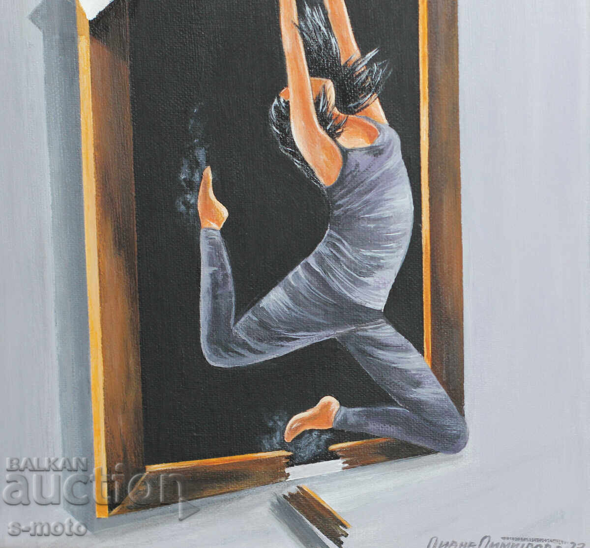 Contemporary acrylic painting "Without Borders" - 6