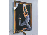 Contemporary acrylic painting "Without Borders"