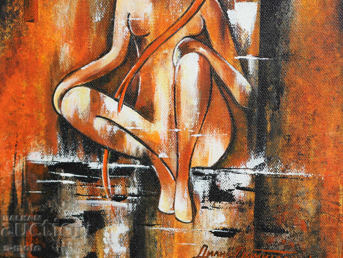 Contemporary acrylic painting "Thought" - 6