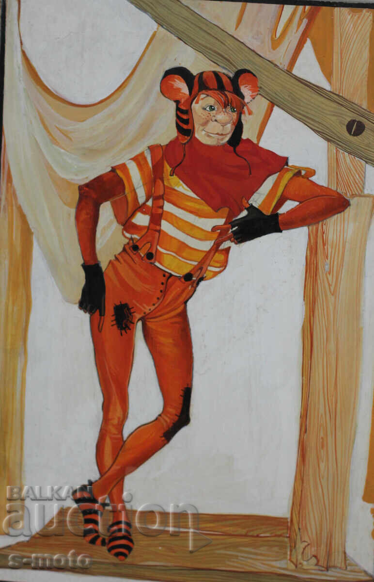 Аукцион Картина гваш сценография детски театър