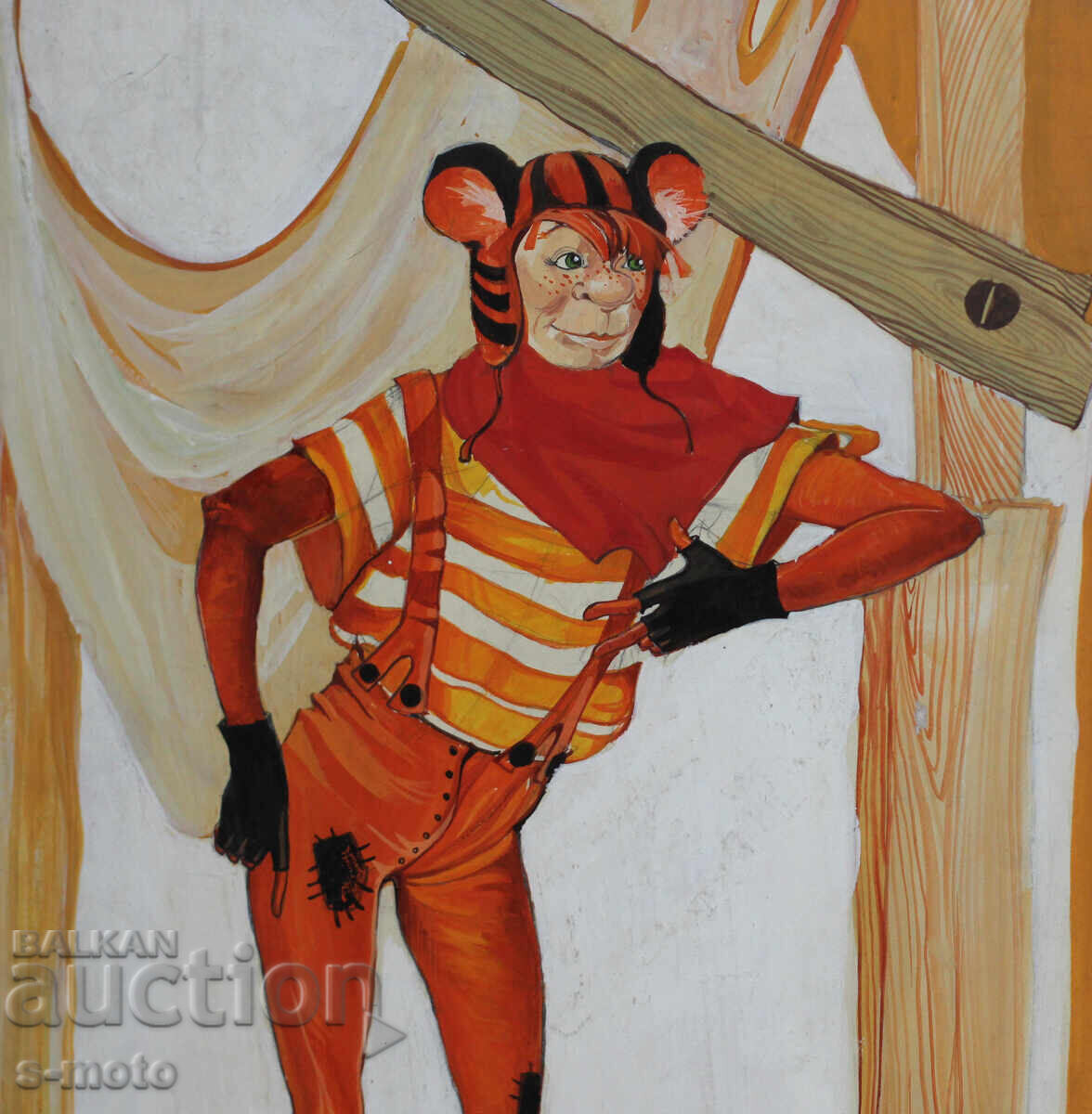 Картина гваш сценография детски театър - 5