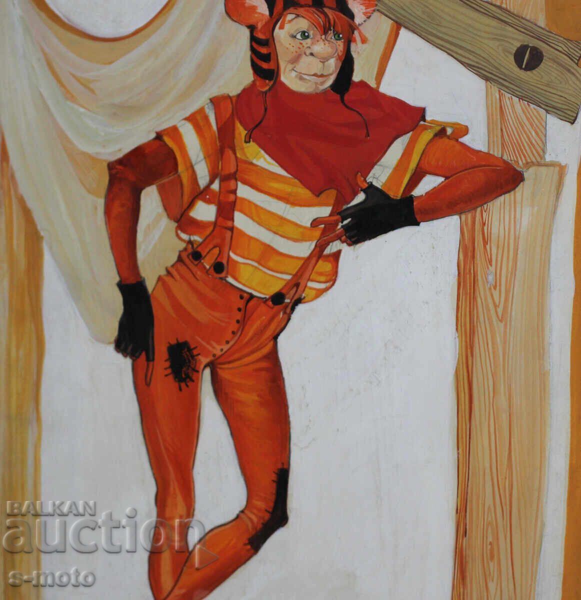 Картина гваш сценография детски театър - 6