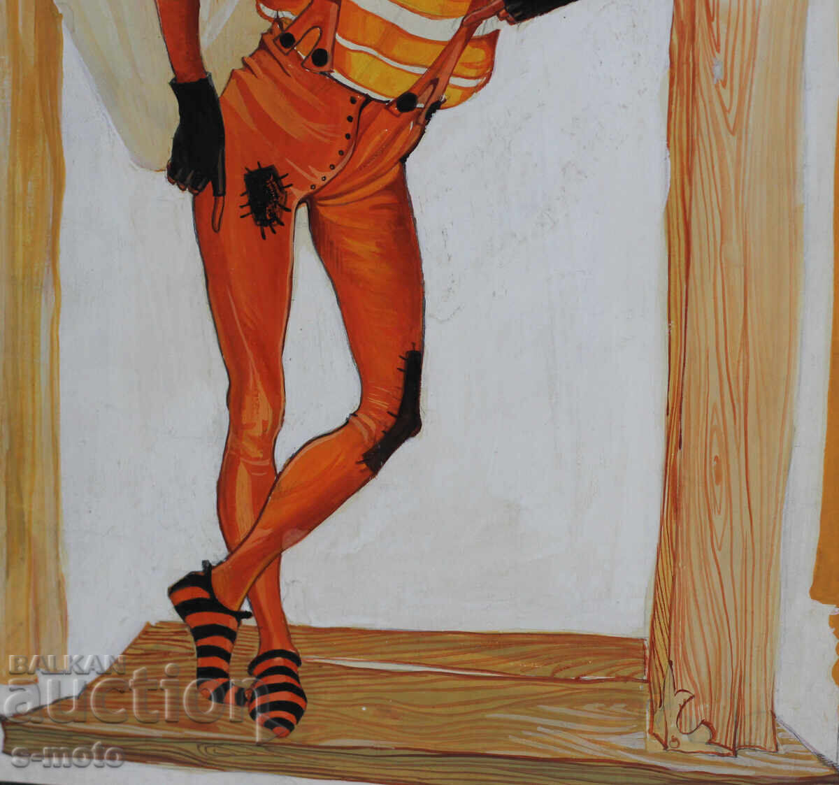 Картина гваш сценография детски театър - 7