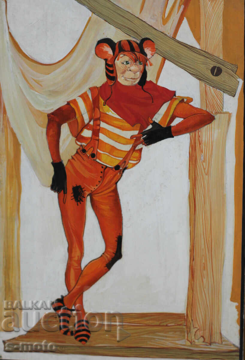 Картина гваш сценография детски театър