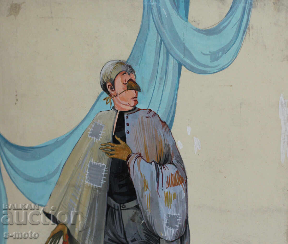 Доставка на Картина гваш сценография детски театър Доставка на Картина гваш сценография детски театър