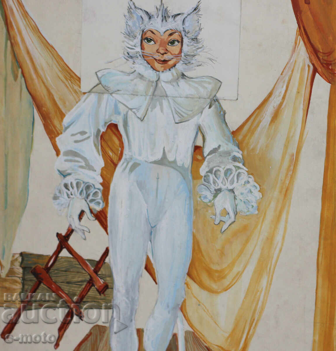 Πίνακας γκουάς σκηνογραφία παιδικού θεάτρου - 5 Πίνακας γκουάς σκηνογραφία παιδικού θεάτρου - 5