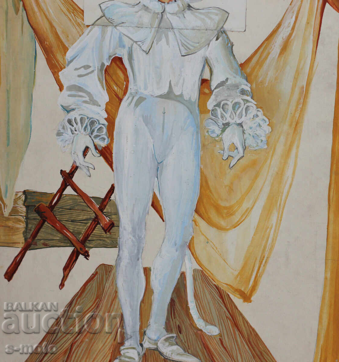 Πίνακας γκουάς σκηνογραφία παιδικού θεάτρου - 6 Πίνακας γκουάς σκηνογραφία παιδικού θεάτρου - 6