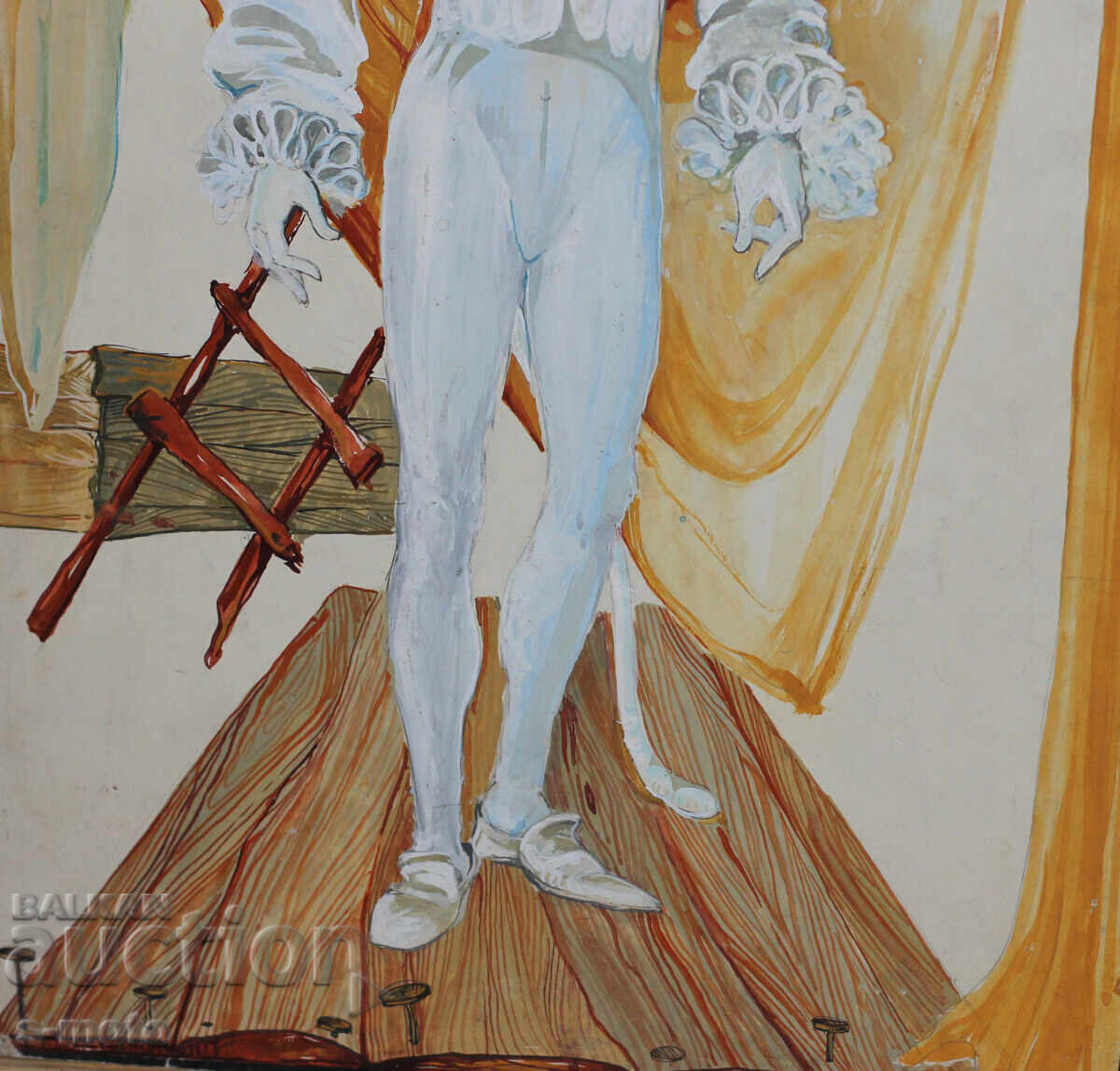 Πίνακας γκουάς σκηνογραφία παιδικού θεάτρου - 7 Πίνακας γκουάς σκηνογραφία παιδικού θεάτρου - 7