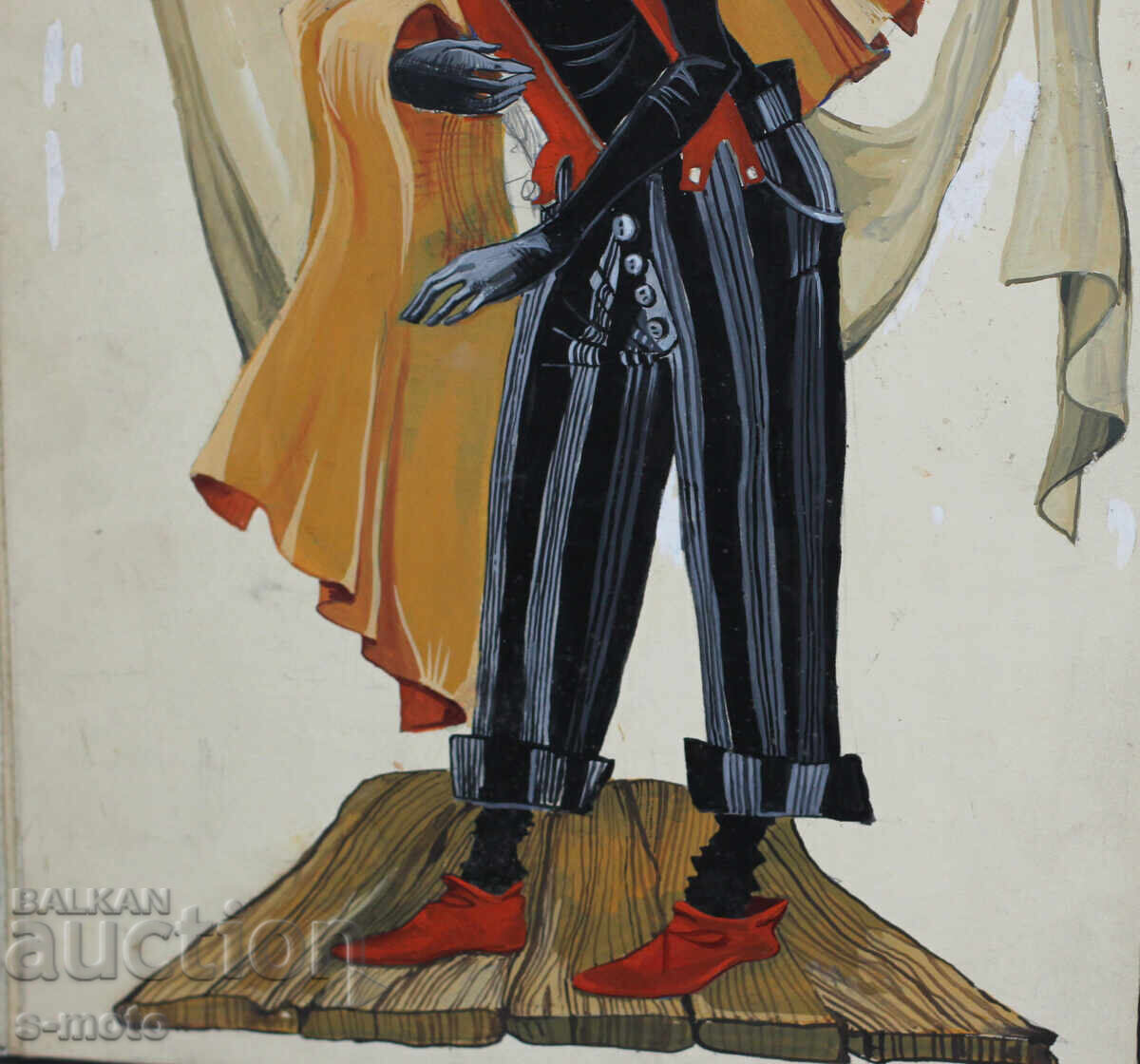 Πίνακας γκουάς σκηνογραφία παιδικού θεάτρου - 6 Πίνακας γκουάς σκηνογραφία παιδικού θεάτρου - 6