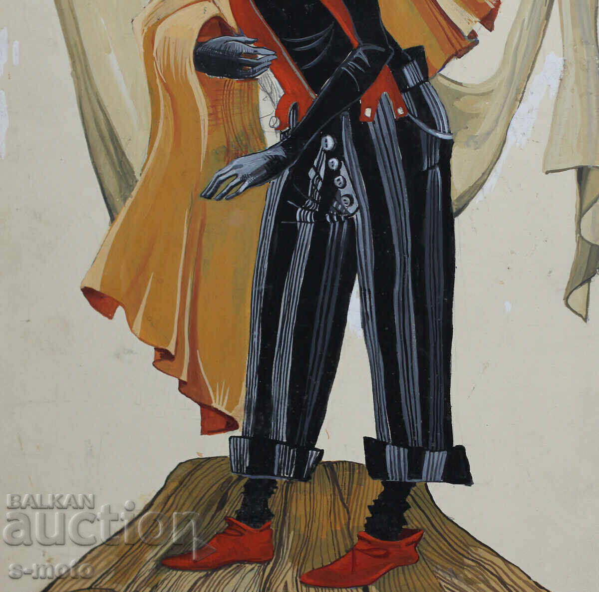 Πίνακας γκουάς σκηνογραφία παιδικού θεάτρου - 7 Πίνακας γκουάς σκηνογραφία παιδικού θεάτρου - 7