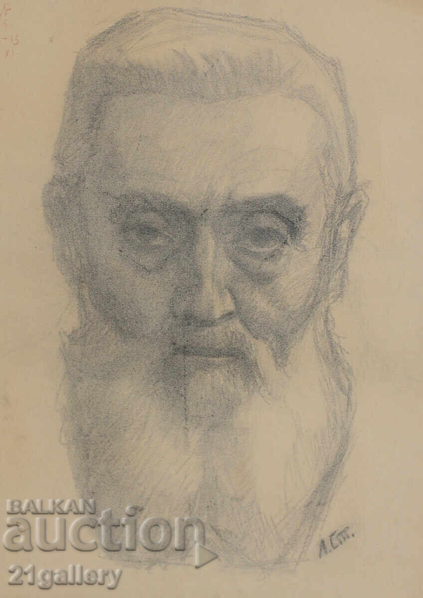 Lyubomir Staĭkov, risunka s moliv, portret na vŭzrasten mŭzh cu preț € 140.00 | 273.82 BGN Lyubomir Staĭkov, risunka s moliv, portret na vŭzrasten mŭzh cu preț € 140.00 | 273.82 BGN