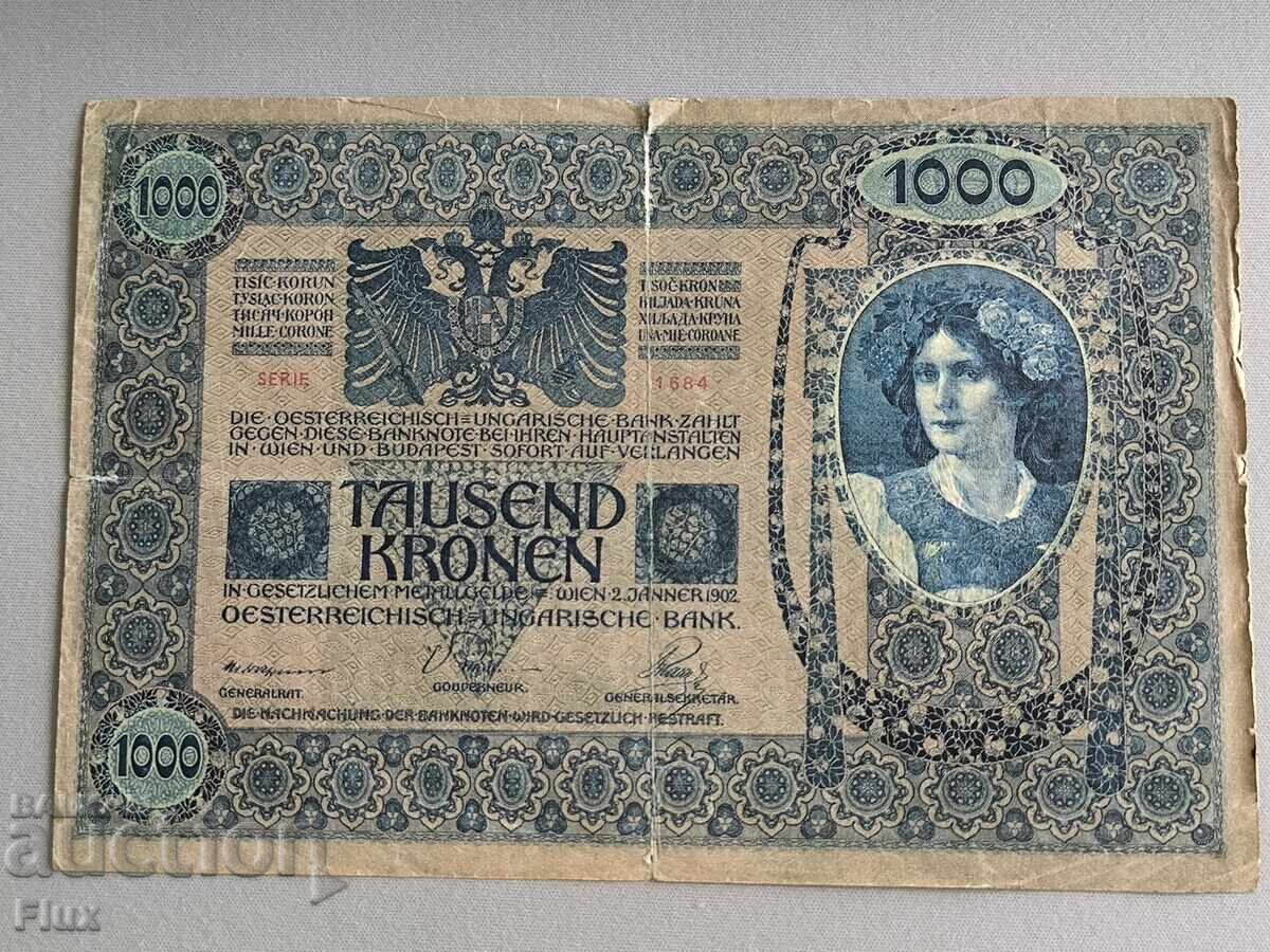 Δημοπρασία Τραπεζογραμμάτιο - Αυστροουγγαρία - 1000 κορώνες | 1902 Δημοπρασία Τραπεζογραμμάτιο - Αυστροουγγαρία - 1000 κορώνες | 1902