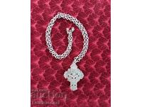 Cruce de argint antică pentru costumul femeiesc din Bitola