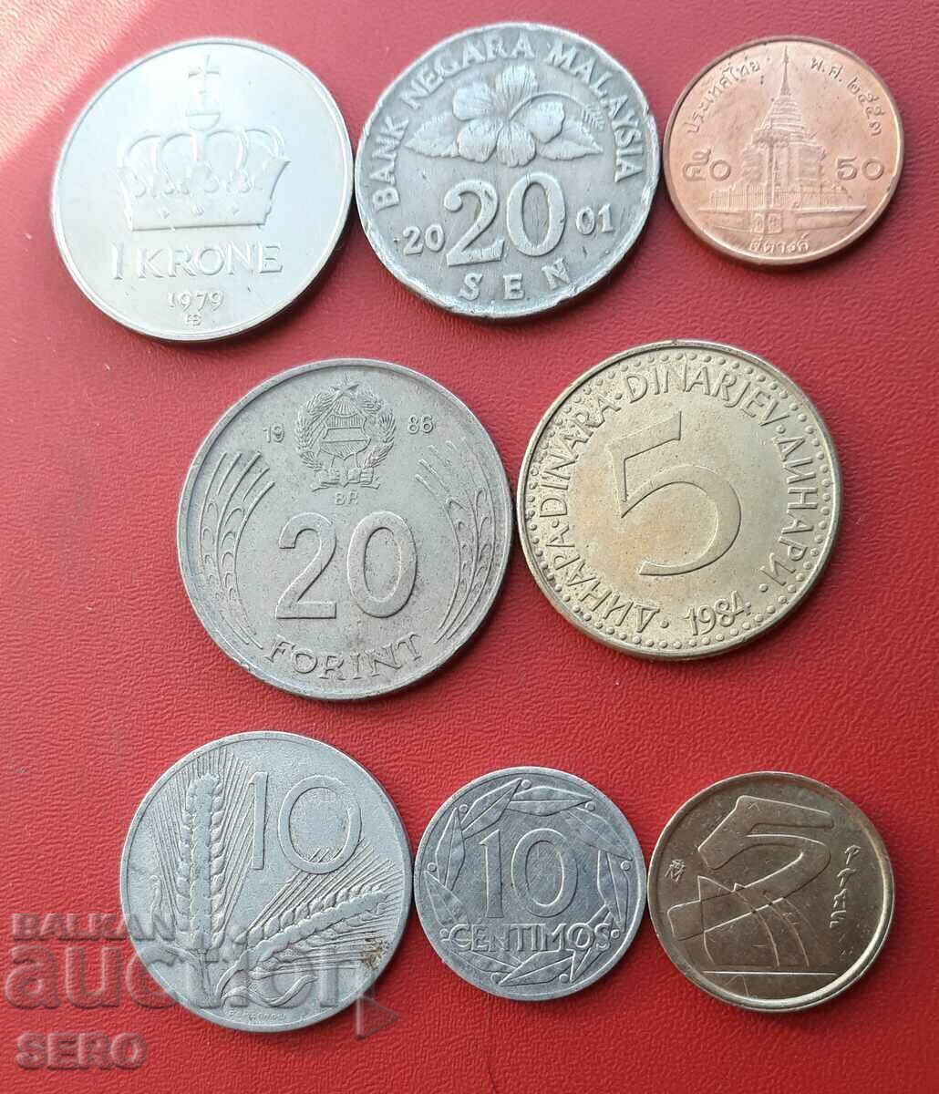 Mixed lot of 8 coins Mixed lot of 8 coins