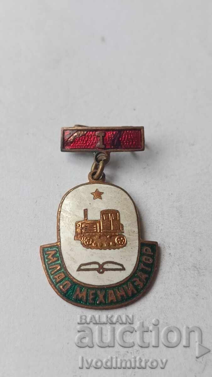 Insigna Tânăr mecanic gradul I Insigna Tânăr mecanic gradul I